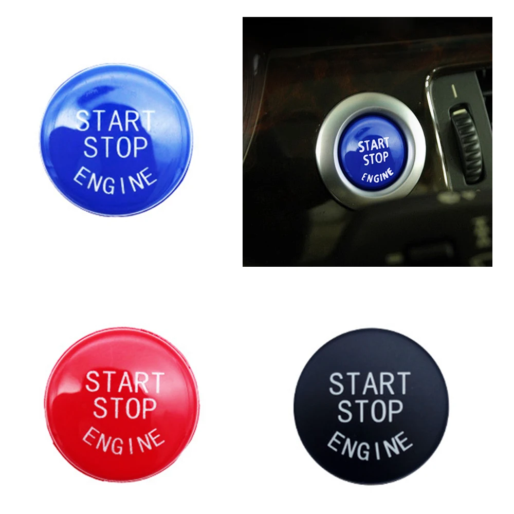 Start Stop Engine Push Switch Buttons Trim For BMW 3 Series E90 E92 E93