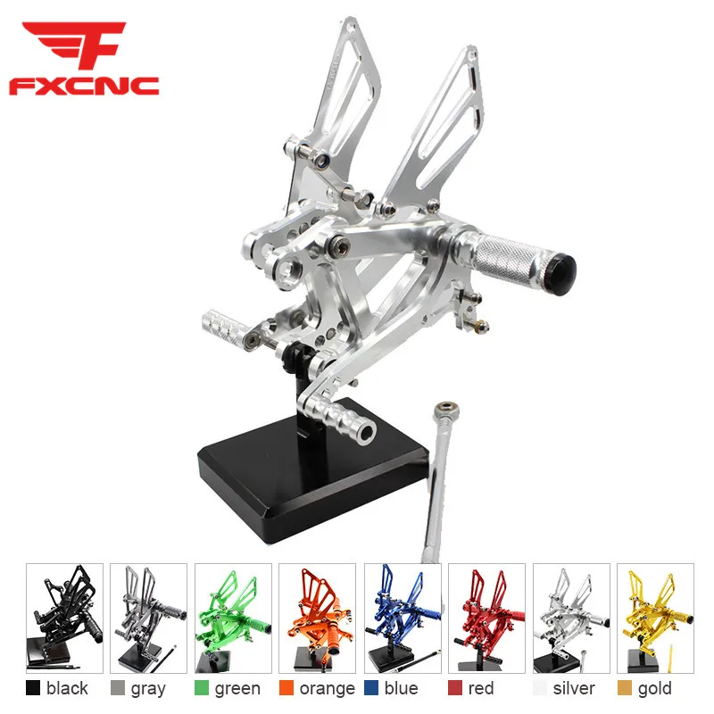 

FOR KAWASAKI Ninja ZX6R ZX636 2003-2004 CNC Aluminum Alloy Motorcycle footrest footpeg pedal foot peg Rearset Rear Set