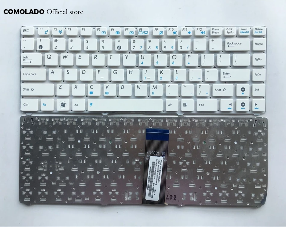 

US English keyboard For ASUS EeePC Epc 1215T 1215 1215N 1215P 1215PED 1215PN white Layout Laptop US layout