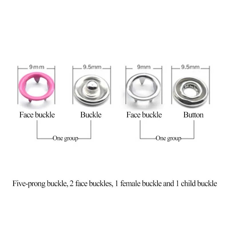 1 комплект; детская одежда на кнопках; слюнявчик для полотенец; цветная пустотелая пятиконечная Пряжка; Медная металлическая пряжка