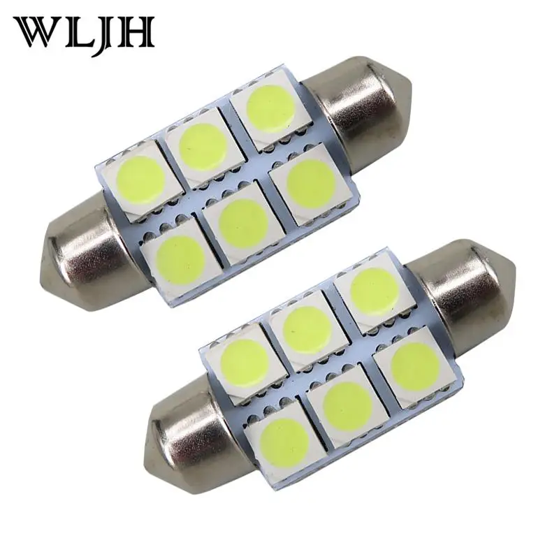 Prix pour Wljh 100x blanc 36mm feston 5050 smd 6 led c5w voiture led Auto Intérieur Dôme Porte Lumière Lampe d'éclairage de la Voie Ampoule 12 V Lampe de Travail Prix pour Wljh 100x blanc 36mm feston 5050 smd 6 led c5w voiture led Auto Intérieur Dôme Porte Lumière Lampe d'éclairage de la Voie Ampoule 12 V Lampe de Travail