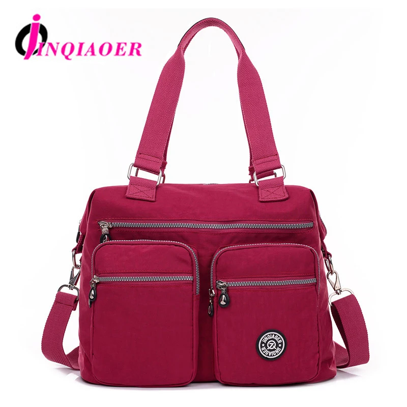 

JINQIAOER Nylon Women Messenger Bags Casual Shoulder Bag Female Crossbody Bags Handbags High Quality Large Capacity Tote YM58