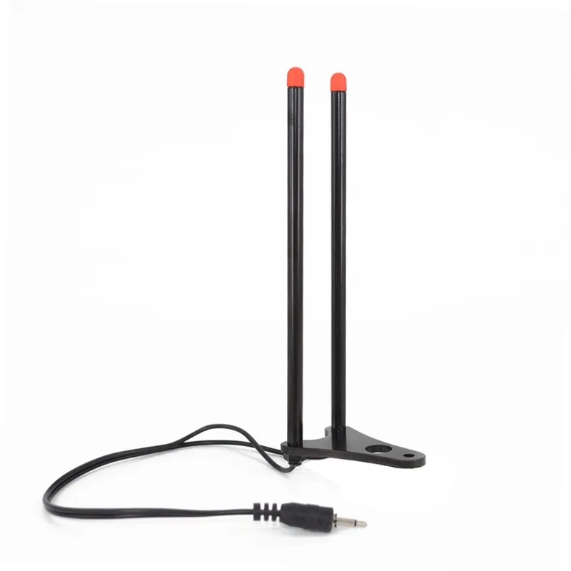 Windproof Snag Bar Ears Aluminum Alloy Windshield Carp Bite Alarm Fishing Tackle Black