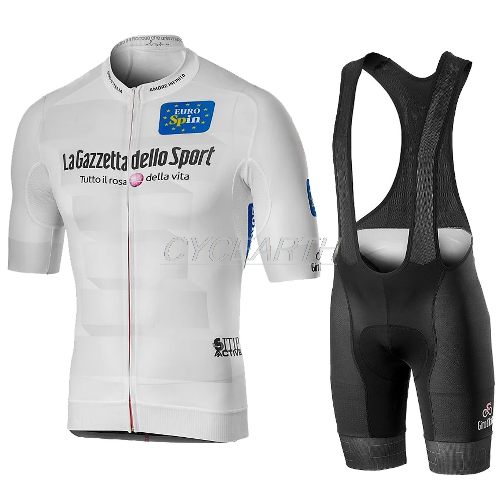 

Tour De ITALIA 2019 Men Clothing Cycling Jersey kits Summer short sleeve bib shorts Quick-dry racing maillot ciclismo set Italy