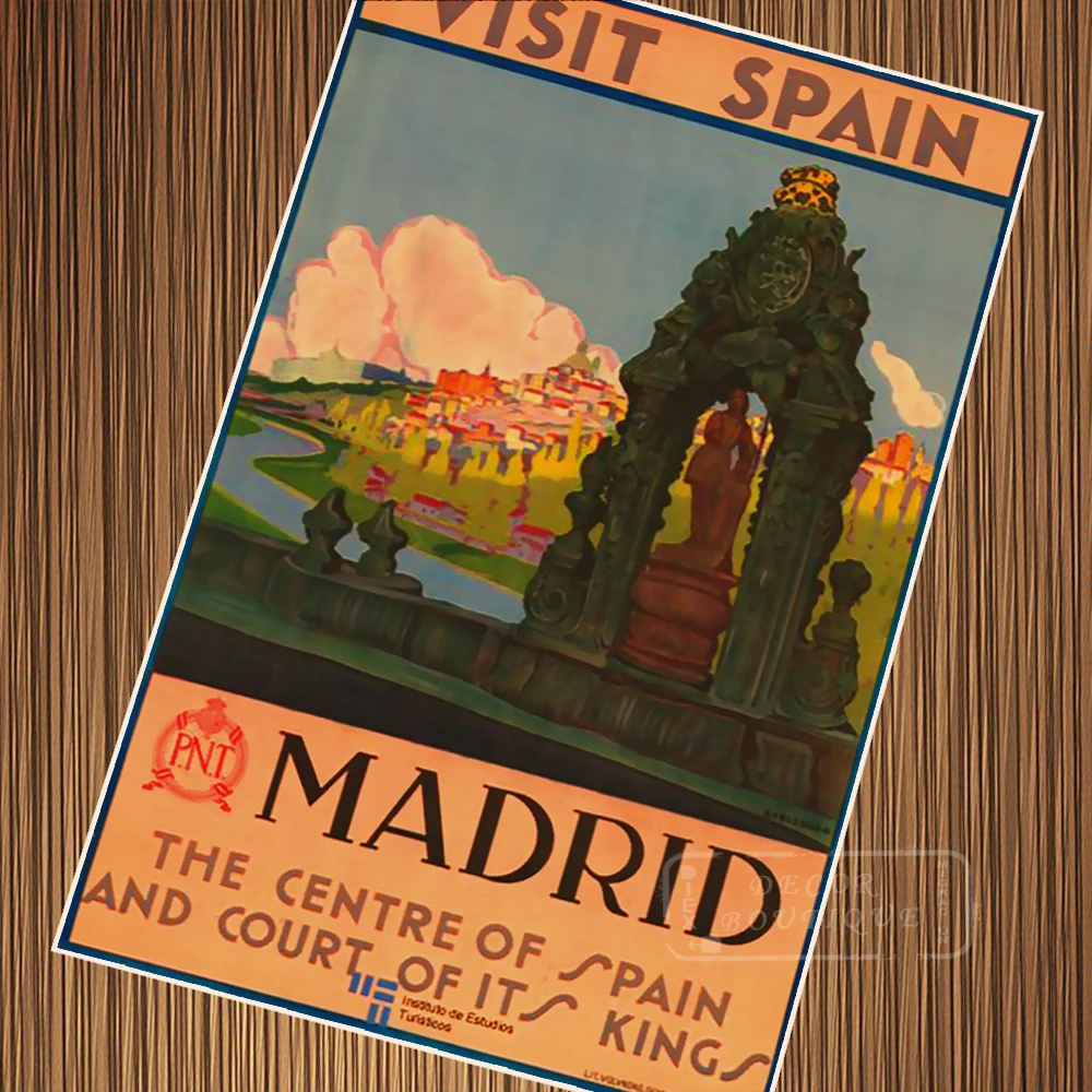 VINTAGE TRAVEL ART SPAIN RETRO POSTER PRINT A5 A4 A3 A2 A1 PHOTO