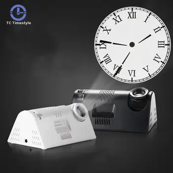 

Multi-function Projection Alarm Clock Electronic Living Room Clock Desktop European Digital Night Light Art Office Decoration