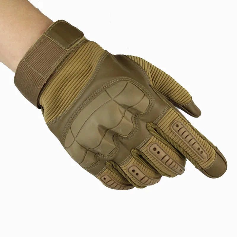 Тактические перчатки для мужчин военные шестерни резиновые с твердыми костяшками полный палец перчатки армейская стрельба, страйкбол ПУ