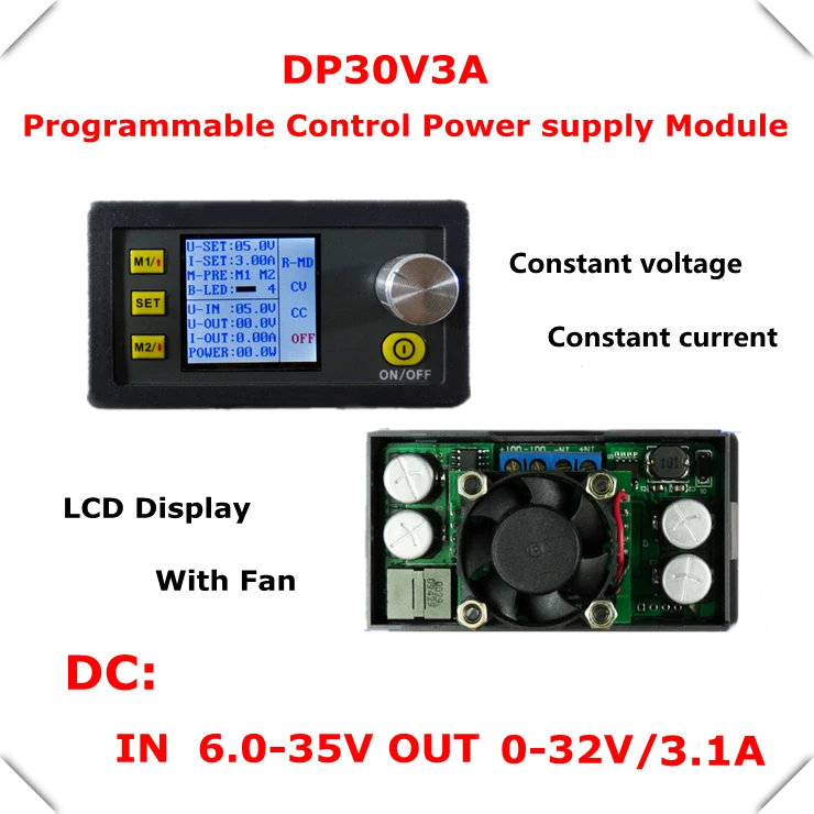 RD 100 v/33v10A 7в1 OLED Многофункциональный тестер напряжения, тока, температуры, емкости Вольтметр Амперметр, Электрический измеритель белого