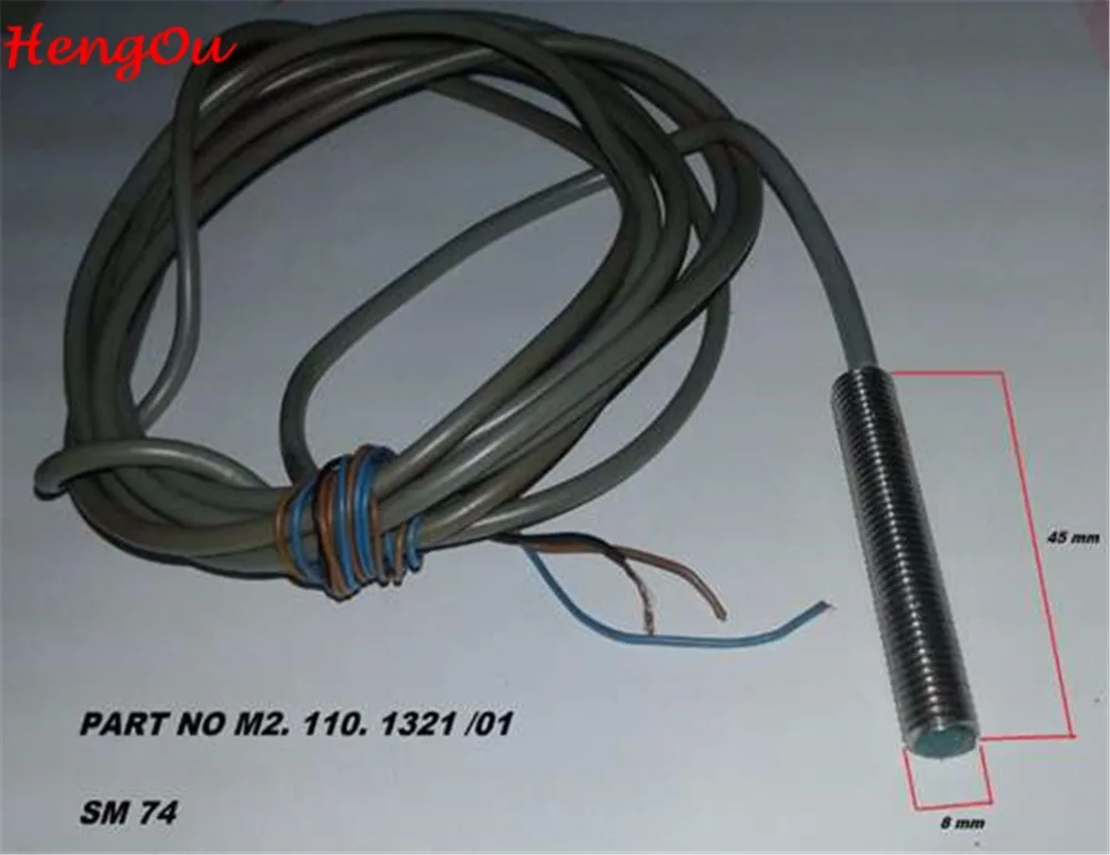 

2 pieces sensors for press machine head size 45x8mm Hengoucn sensor for SM74 printing machine part no M2.110.1321/01