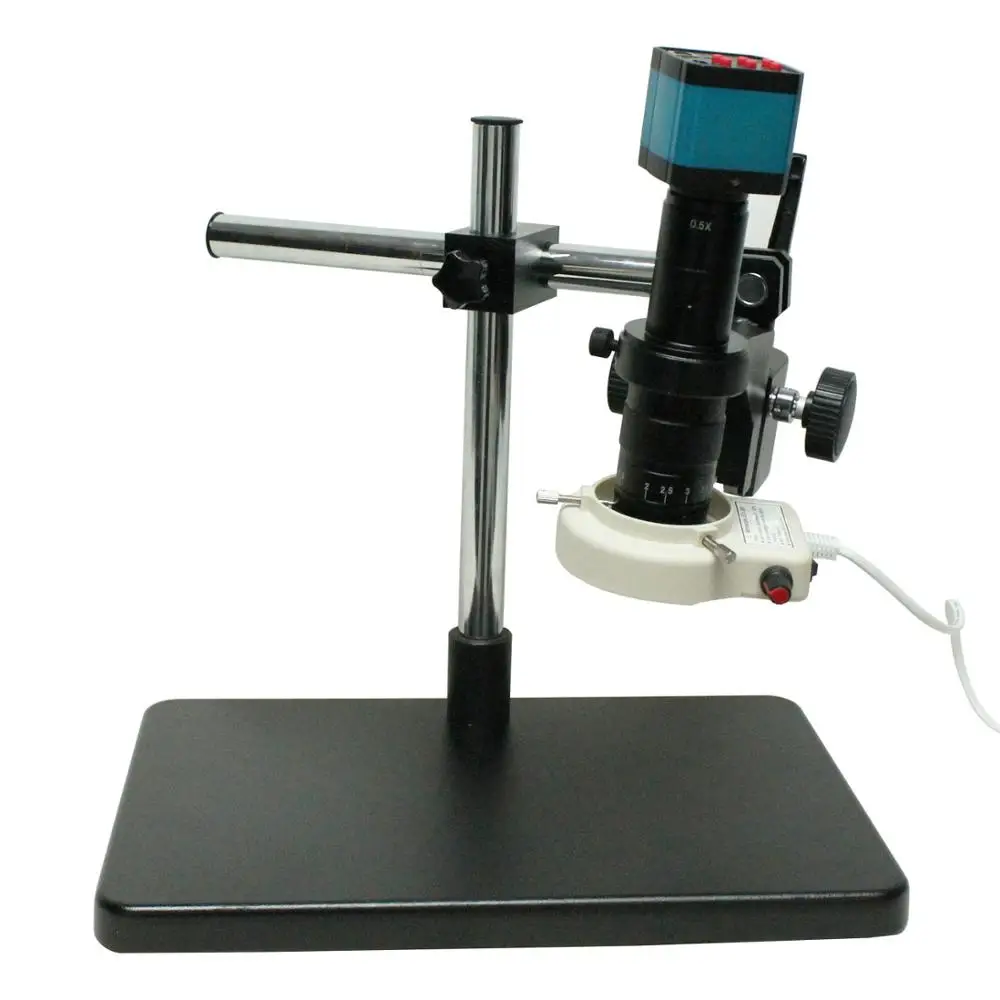 14MP HDMI HD USB industrie numerique video Microscope camera Set + grand Boom Stand support