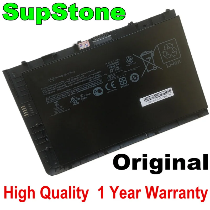 Оригинальный аккумулятор SupStone BT04XL 696621 001 H4Q47UT для HP EliteBook Folio 9470M 9480M HSTNN I10C IB3Z DB3Z DB4E