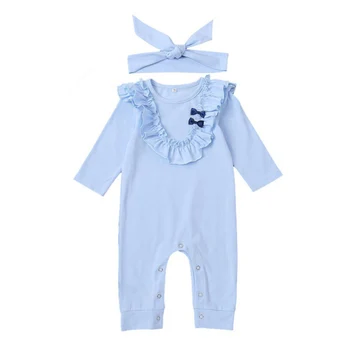 

Baby Rompers Hair Accessories + Baby Girl Rompers Lace Cute Newborn Baby Rompers Autumn Long Sleeve Girl Jumpsuits