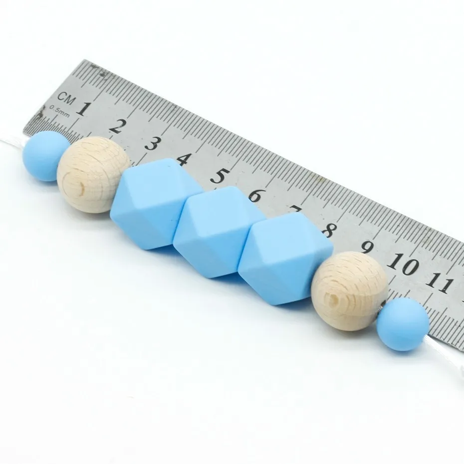 Anneau зубные Силиконовые бусы ожерелье для кормления детские товары Прорезыватель Attache Sucette Silikon Горячая Мода игрушки для прорезывания зубов