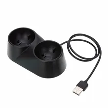 Зарядное устройство для видеоигр 1 шт. двойной USB контроллер Зарядное устройство Док-станция Подставка для PS4 Playstation VR PSVR Move Tool Mayitr