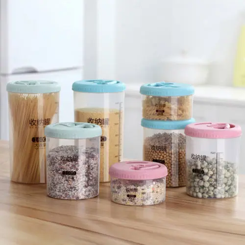 

Kitchen Plastic Food Cereal Grain Bean Rice Storage Pot Container Box Case