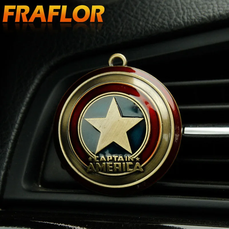 Автомобильный освежитель воздуха Iron Man Captain America оригинальный для кондиционера