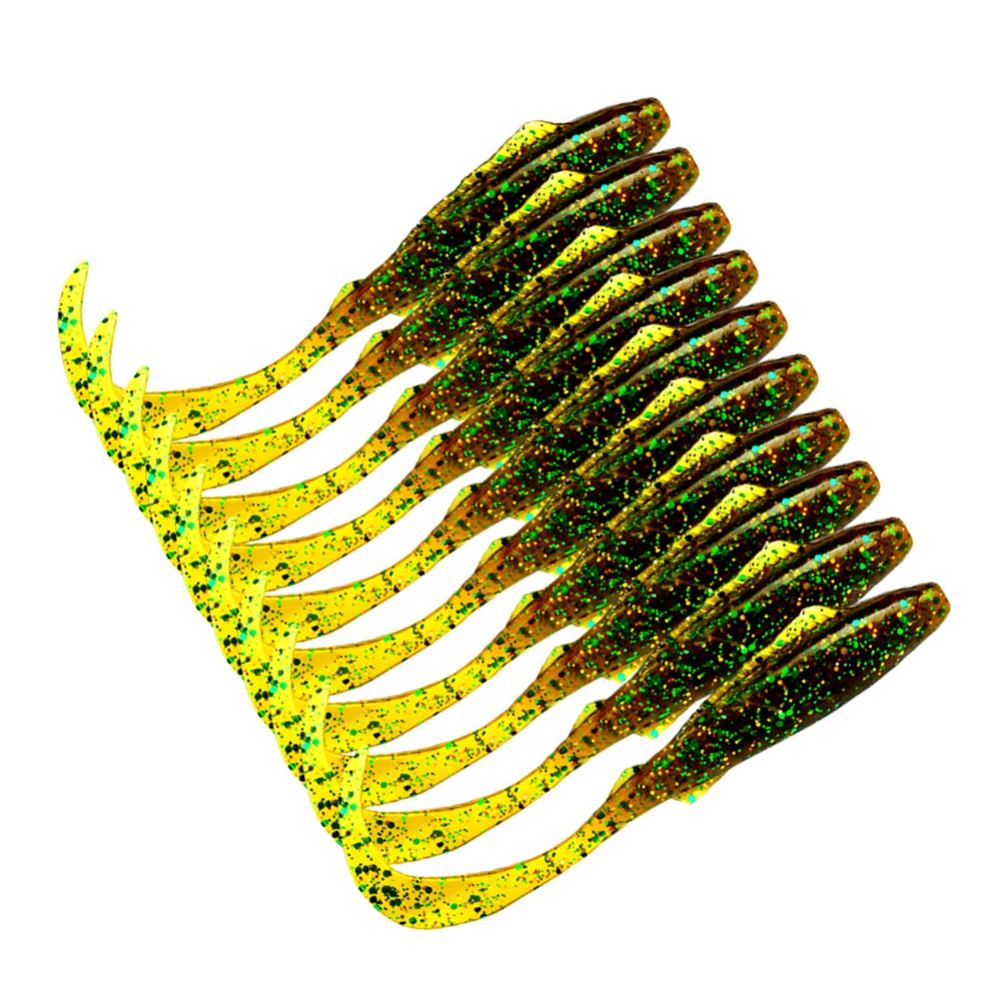 

Soft Bait Artificial Carp Tackle Pesca for Fishing Worm Silicone Lures For Simulation Maggots Recycling Tools 10 Pcs/Lot
