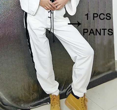 Pants Костюм для джазового танца для женщин, белая одежда для диджея, одежда для выступлений в стиле хип-хоп, одежда для уличных танцев, одежда для тренировок, Ds Gogo, наряд DC2001 - Цвет: Pants