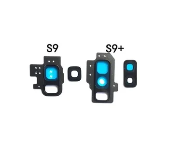 

100Pcs/lot Rear Back Camera Glass Lens Cover with Frame Holder For Samsung Galaxy S9+ S9 Plus G965 Replacement Parts