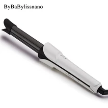 ByBaBylissnano, 2 в 1, выпрямитель для волос, Керамическая щипцы для завивки волос, палочка с зажимом, плоский утюжок для женщин Bea'uty, инструменты для укладки 100-240 В