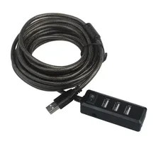 5M 4-Порты и разъёмы USB 2,0 концентратор с Скорость адаптер ON/OFF переключатель для Lap