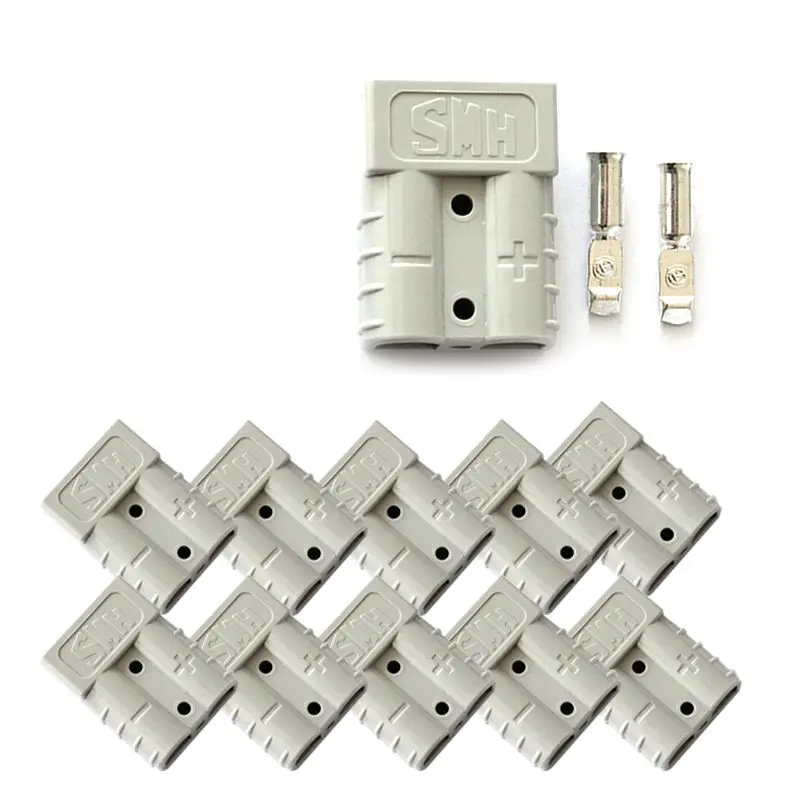 

Power Plug Connector (Round Hole) For Anderson Plug Power Pole Electrical Charger Battery Connector 50A 600V