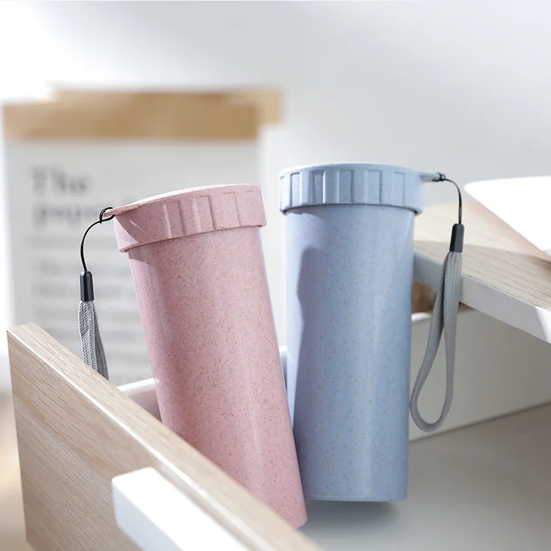 

1pcs Portable Water Cups Plastic Coffee Cup Keep Drink Water Bottle for Outdoor Travel Camping Hiking Picnic Cup Couple