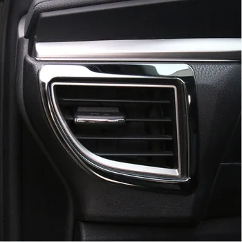 

Car styling For 2014 2015 2016 2017 2018 Toyota Corolla S PLUS L LE AT Car Front Air Conditioning Outlet Vent Cover Accessories