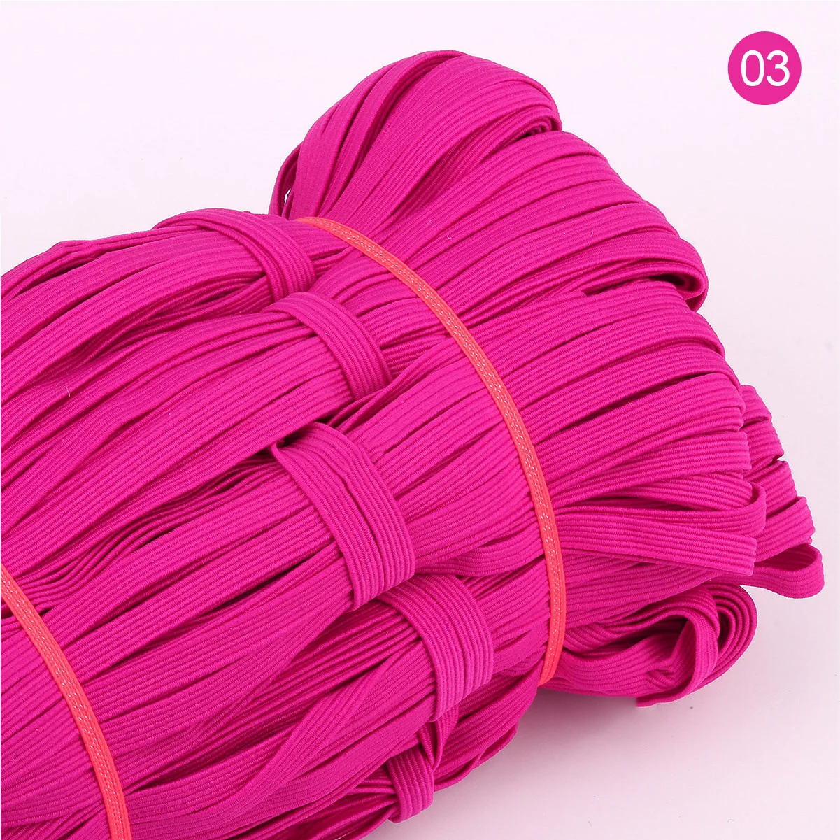 6 мм Цветные Плоские эластичные ленты высокая эластичная канатная Резиновая лента спандекс лента для шитья кружевная отделка пояс лента аксессуары для одежды - Цвет: 3