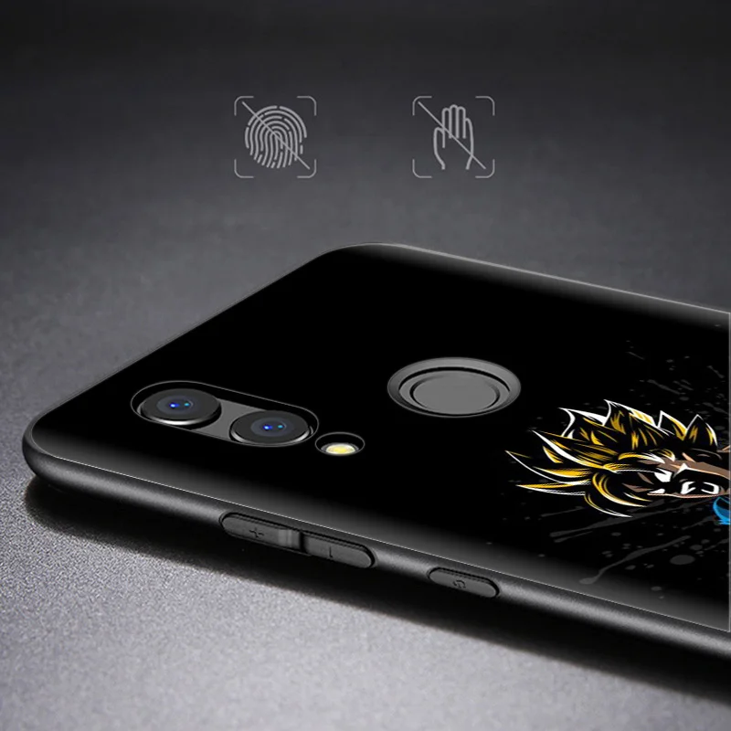 Черный силиконовый чехол для huawei P30 P20 P10 Коврики 20 10 Lite Pro Nova 4 4E 3E P Smart плюс Основа Dragon Ball; DragonBall