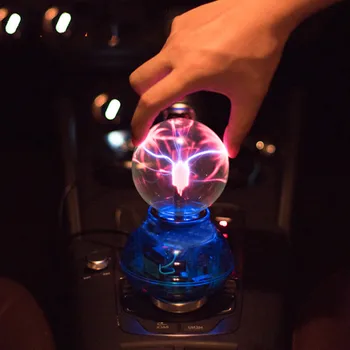 

Car Music Sound Control LED USB Plasma Ball Electrostatic Lamp Decoration Atmosphere DJ Lights Party Magic Lighting