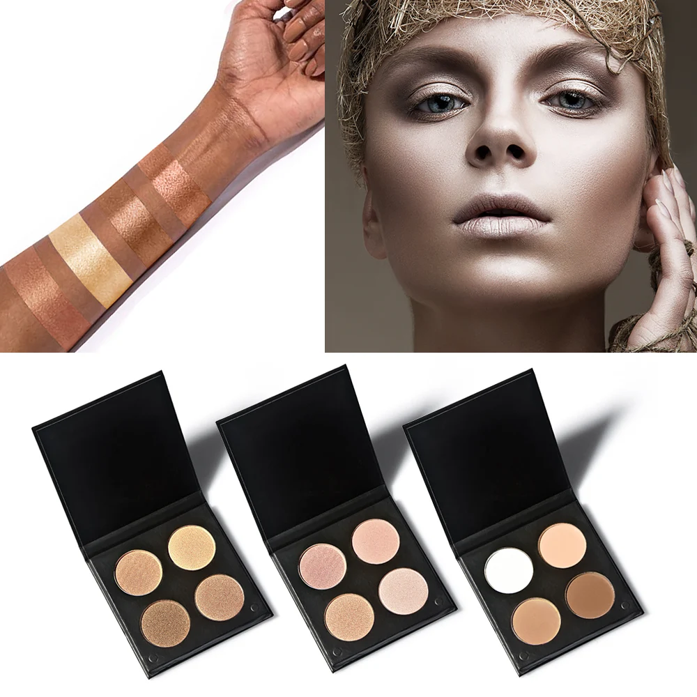 Bronzer Powder Face Highlighter Makeup Glow Kit Powder Highlighter