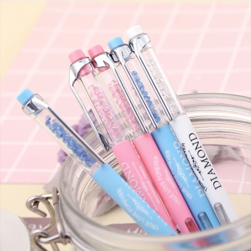 Cute Diamond Decoration Mechanical Pencil Kawaii Stationery Color