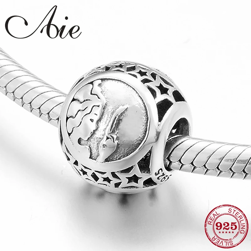 

2019 Fashion 925 Sterling Silver 12 constellations Virgo Zodiac Beads Fit Original Pandora Charms Bracelet Jewelry making