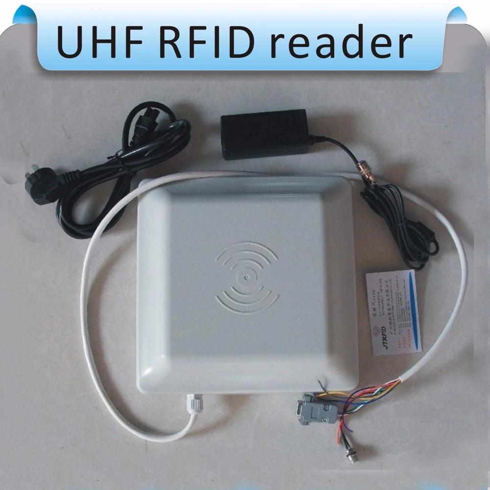 902-928 МГц UHF RFID считыватель ISO18000-6C/6B RS232/RS485/Wiegand 26 UHF RFID считыватель+ 2 шт. RFID Метки