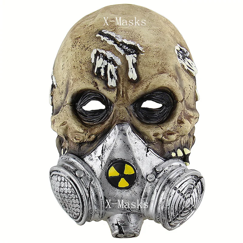 

Horror Scary Mask purge Skull Face Mask adult Ghoul Biochemical vampire Zombie Latex Gas CS GO Ghost halloween jungle party