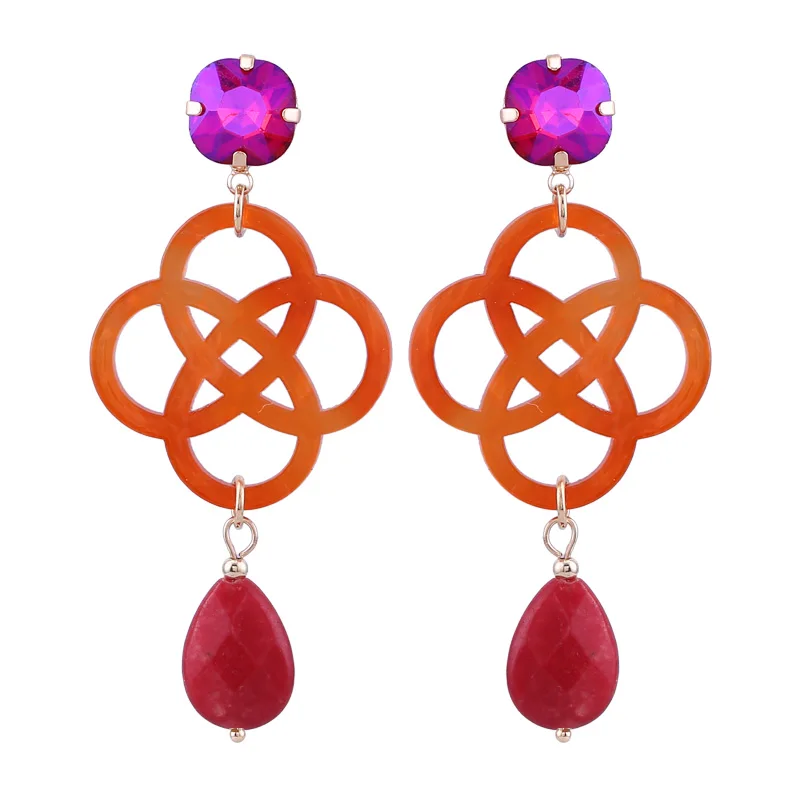 Drop earrings for woman fashion Jewelry Oorbellen (8)