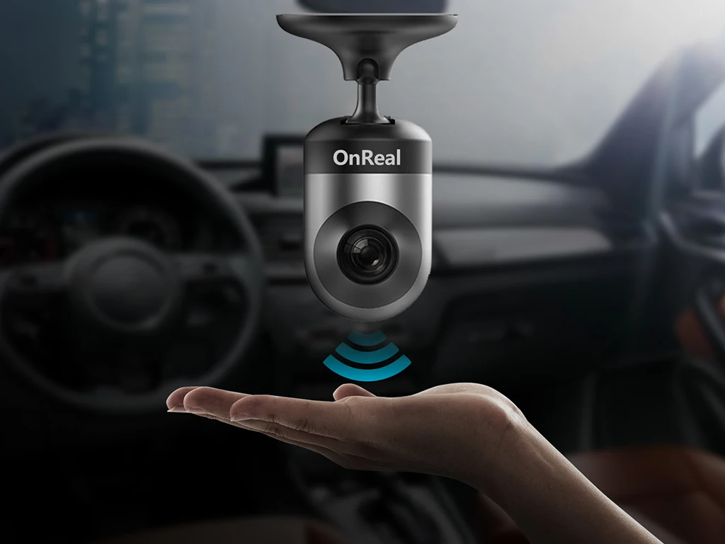 1080P жеста фото dash cam era OnReal MG2 gps wifi android видео регистратор ночного видения