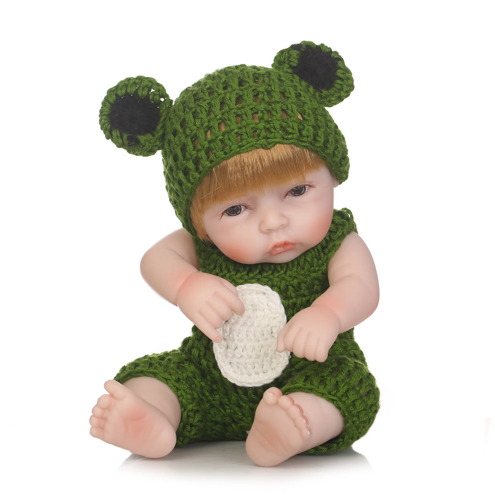 Мягкие силиконовые куклы reborn мальчик блонд baby boy menina рождественские