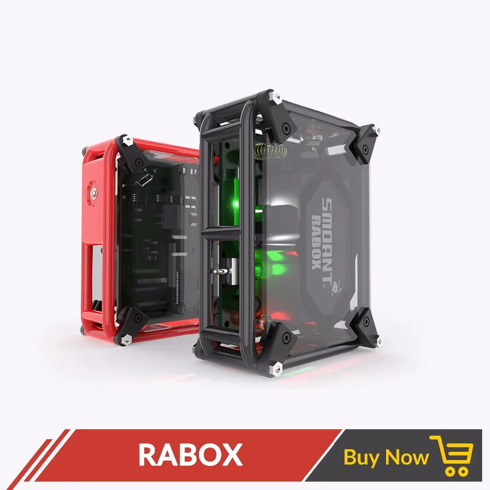 

Original Smoant RABox Mod 100W Built-in 3300mAh Battery Adjustable HIGH/SOFT Mechanical Mod fit Electronic Cigarette RDA RDTA