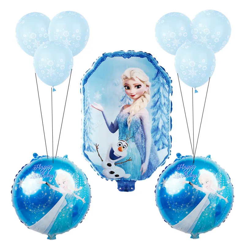 1 комплект Детские шары из фольги для девочек Disney Frozen принцесса Эльза Анна шар