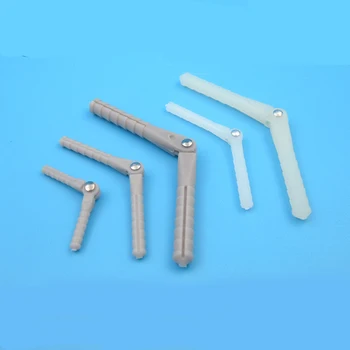 

20PCS Mini Hinge D2.0 D2.5 D4.5 Plastic Hinges Nylon Loose Needle Hinge for RC DIY Fixed Wing Fixed Accessories
