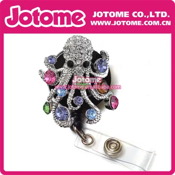 

nurse id Name Decorative Badge Reel Clip on Card Holders