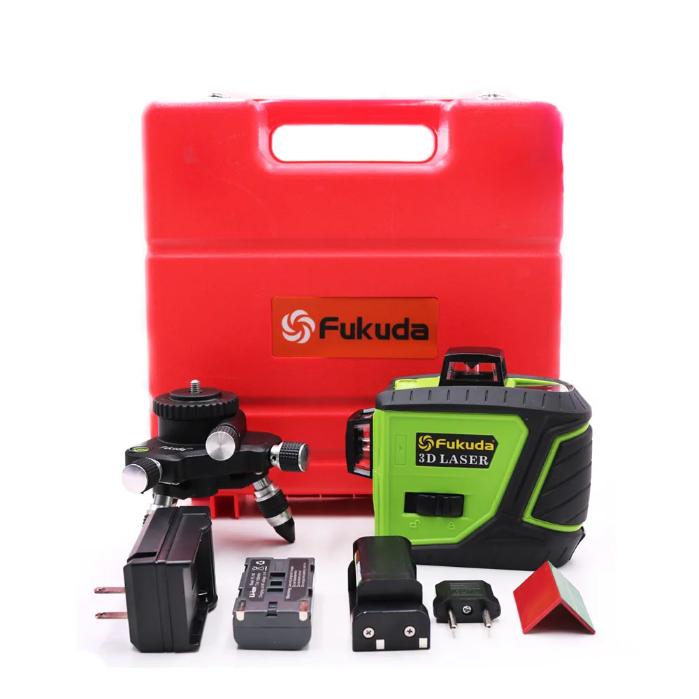 

Professional 12 Line 3D laser level 360 Vertical And Horizontal Laser Level Self-leveling Cross Line 3D Laser Level with outdoor