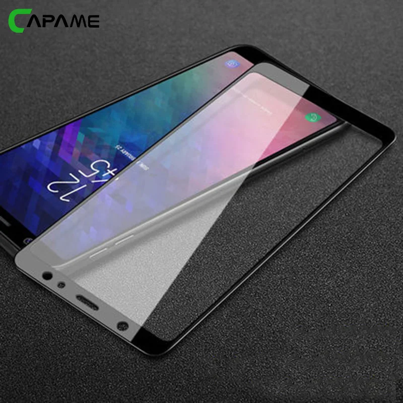 Закаленное защитное Стекло для samsung Galaxy A6 плюс 2018 с уровнем твердости 9 H es Экран
