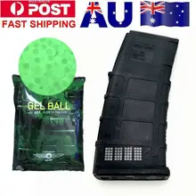 7-8 мм гелевые шарики закаленные пули молочной воды для бластерной игрушки светятся в темноте