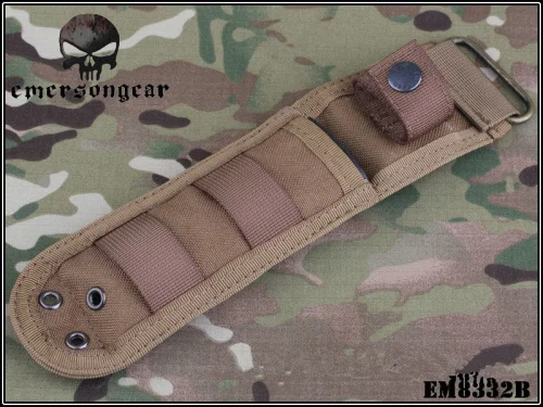 EMERSON Тактический Ножи Чехол Военная армейская Сумка MOLLE Ножи сумка EM8332Tactical ножны, покрой! Досуг спортивная Охотничьи сумки - Цвет: CB