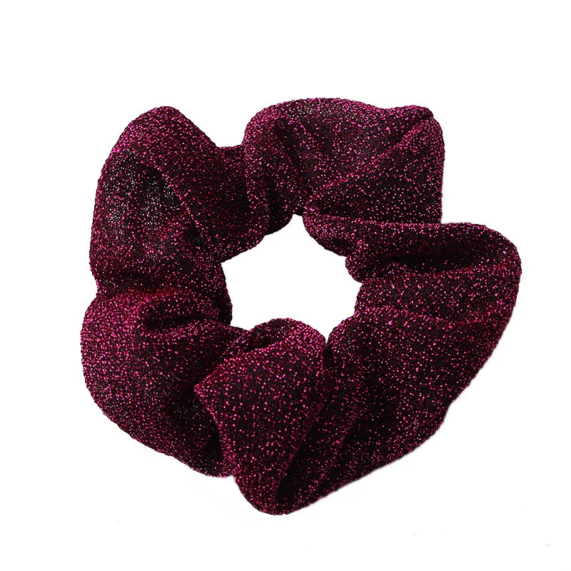 New lady rainbow elastic hair rope Colorful Multi-color Metal color Gradient color Vibrant hair ring Female hair accessories New lady rainbow elastic hair rope Colorful Multi-color Metal color Gradient color Vibrant hair ring Female hair accessories