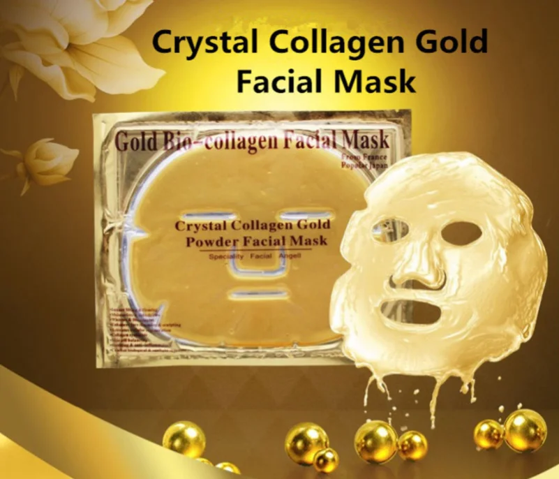 Праймер для лица основа для макияжа экстракт гиалуроновой сыворотки кислотный жидкий крем для ухода за кожей против морщин коллаген отбеливающая эссенция - Цвет: Gold Eye Mask