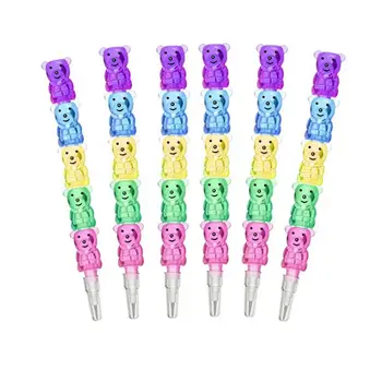 

Stackable Plastic Bear Pencils (20 Count) School Supplies